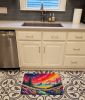 Yarrow in Color Memory Foam Kitchen Mat Machine Washable Anti-Fatigue Mat Cushion Comfort Bath Mat or Kitchen Rug