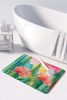 Arizona Saguaro Cactus Blossom in Watercolor Memory Foam Kitchen Mat Machine Washable Anti-Fatigue Mat Cushion Comfort Bath Mat or Kitchen Rug
