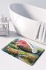 North Carolina Dogwoods in Watercolor Memory Foam Kitchen Mat Machine Washable Anti-Fatigue Mat Cushion Comfort Bath Mat or Kitchen Rug
