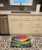 Buttercups in Color Memory Foam Kitchen Mat Machine Washable Anti-Fatigue Mat Cushion Comfort Bath Mat or Kitchen Rug