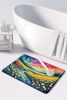 Buttercups in Color Memory Foam Kitchen Mat Machine Washable Anti-Fatigue Mat Cushion Comfort Bath Mat or Kitchen Rug