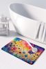 Scabiosa in Color Memory Foam Kitchen Mat Machine Washable Anti-Fatigue Mat Cushion Comfort Bath Mat or Kitchen Rug