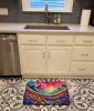 Petunias in Color Memory Foam Kitchen Mat Machine Washable Anti-Fatigue Mat Cushion Comfort Bath Mat or Kitchen Rug