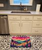 Liatris in Color Memory Foam Kitchen Mat Machine Washable Anti-Fatigue Mat Cushion Comfort Bath Mat or Kitchen Rug