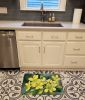 South Carolina Yellow Jessamine in Watercolor Memory Foam Kitchen Mat Machine Washable Anti-Fatigue Mat Cushion Comfort Bath Mat or Kitchen Rug
