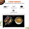 VEVOR Electric Cooktop, 2 Burners, 24'' Induction Stove Top, Built-in Magnetic Cooktop 1800W, 9 Heating Level Multifunctional Burner