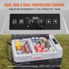 VEVOR Car Refrigerator, 12 Volt Car Refrigerator Fridge, 56 QT/53 L Dual Zone Portable Freezer, -4°F-50°F Adjustable Range