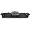 2 in 1 Electric Hot Pot with Grill 2800W Smokeless Non-Stick Korean BBQ Grill Shabu Shabu Hot Pot Combo with Independent Temperature Control 5 Gears F