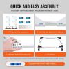 VEVOR Mini Fridge Stand Universal Laundry Pedestal, Adjustable Refrigerator Stand with Smooth Casters