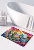 Cactus in Color Memory Foam Kitchen Mat Machine Washable Anti-Fatigue Mat Cushion Comfort Bath Mat or Kitchen Rug