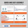 VEVOR Mini Fridge Stand Universal Laundry Pedestal, Adjustable Refrigerator Stand with Smooth Casters